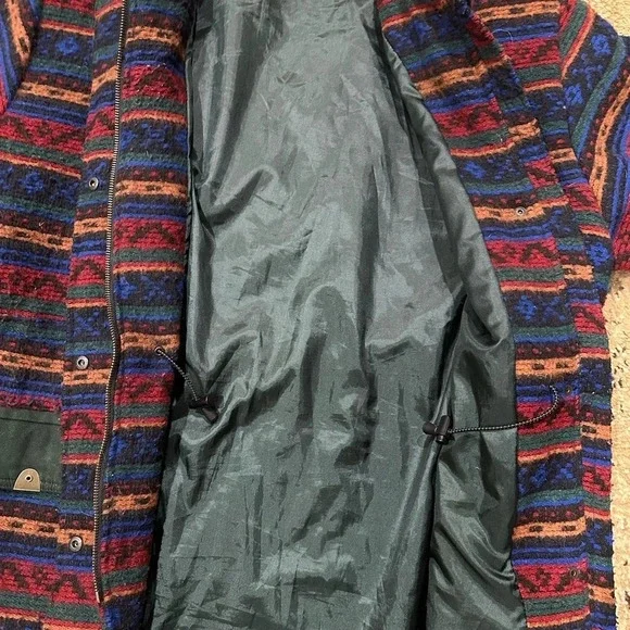 Far West vintage southwestern/Santa Fe style lined jacket oversized M Wool blend - Picture 2 of 9